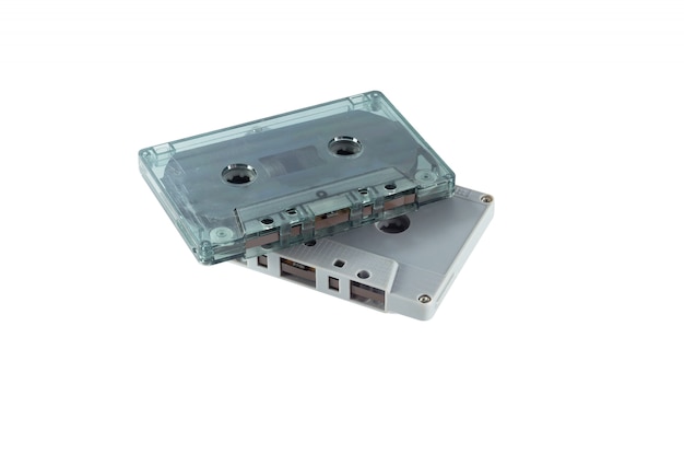 Vintage cassette tape isolated