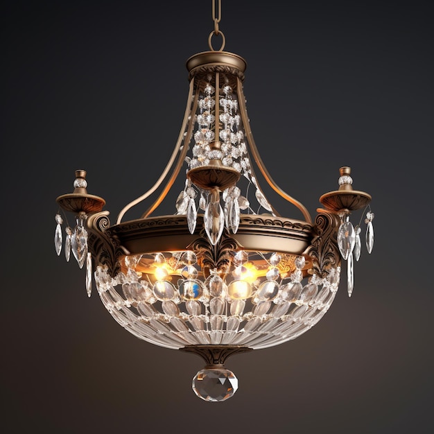 Vintage chandelier beautiful color and beautiful crystal jhumar