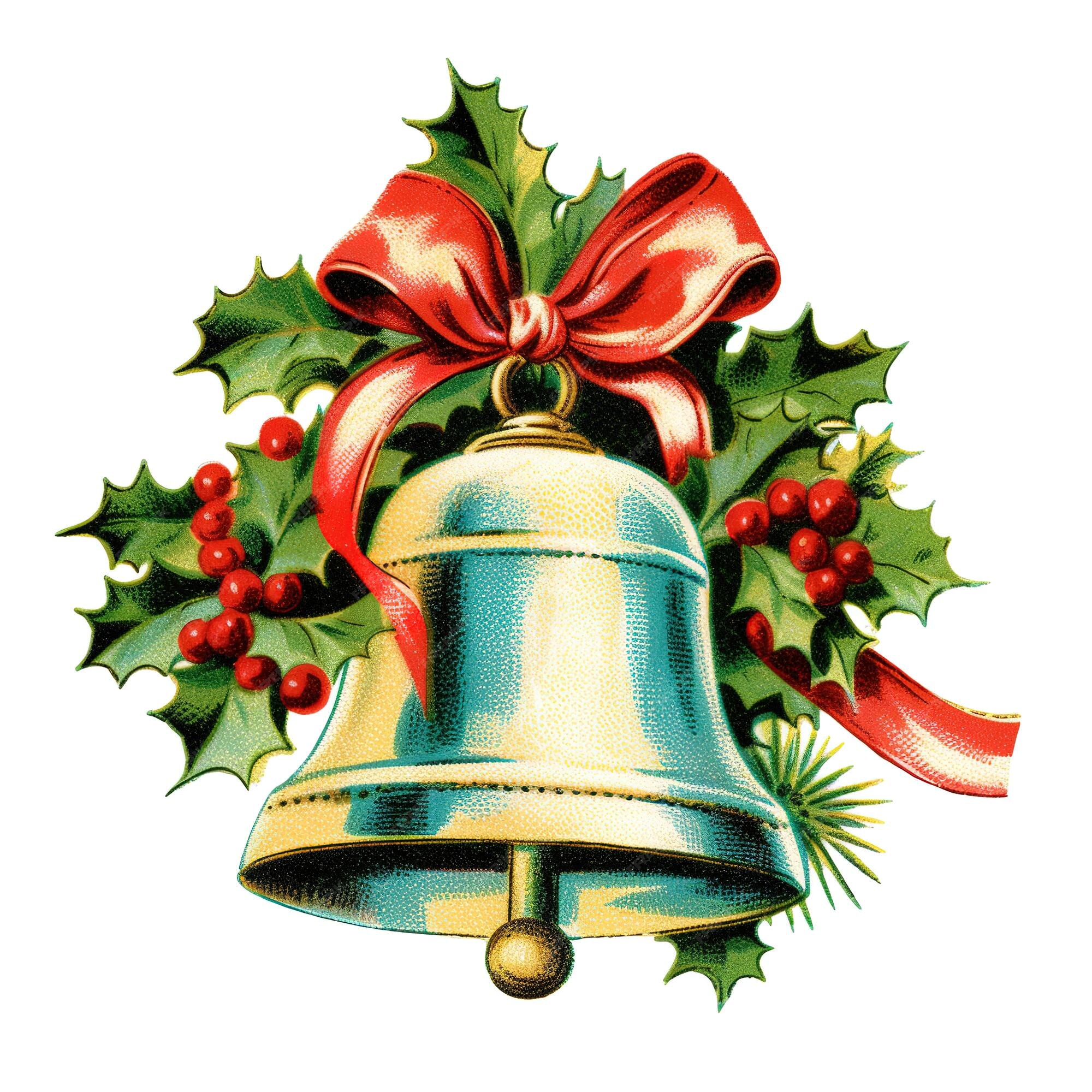 Premium Photo Vintage christmas clip art wreath