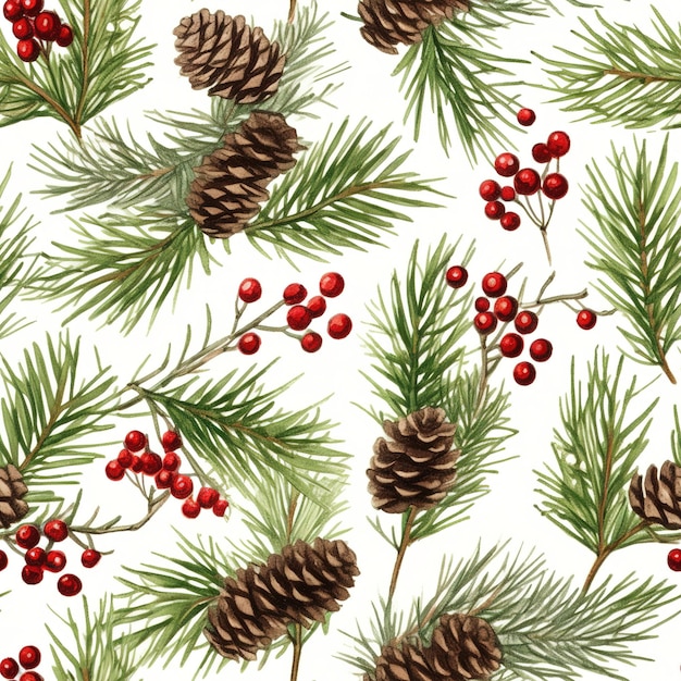 Vintage Christmas pattern