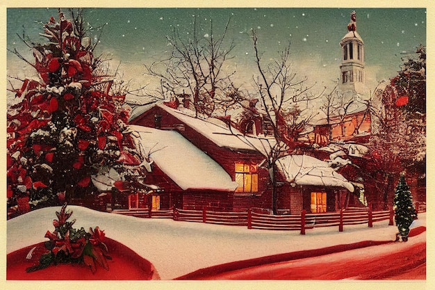 Vintage Christmas Postcard