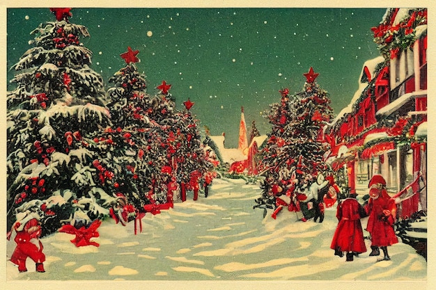 Vintage Christmas Postcard