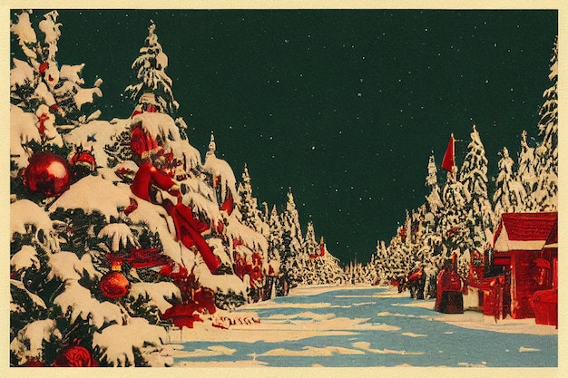 Vintage Christmas Postcard