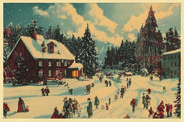 Vintage Christmas Postcard