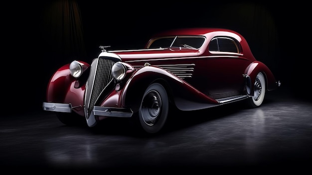 A vintage classic car a timeless symbol of elegance | Premium AI-generated image