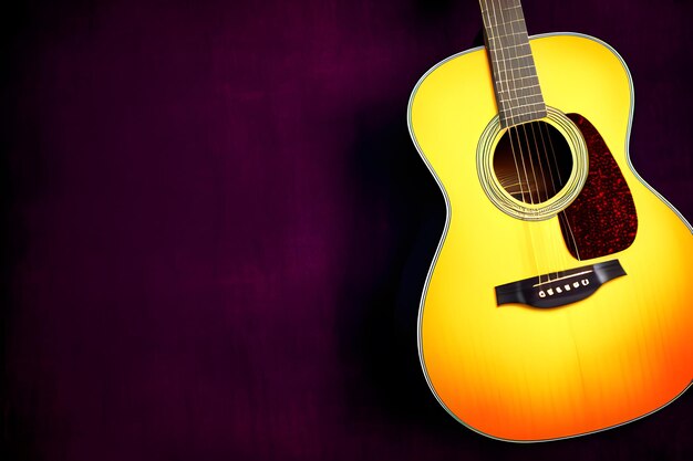 Vintage classic guitar music background