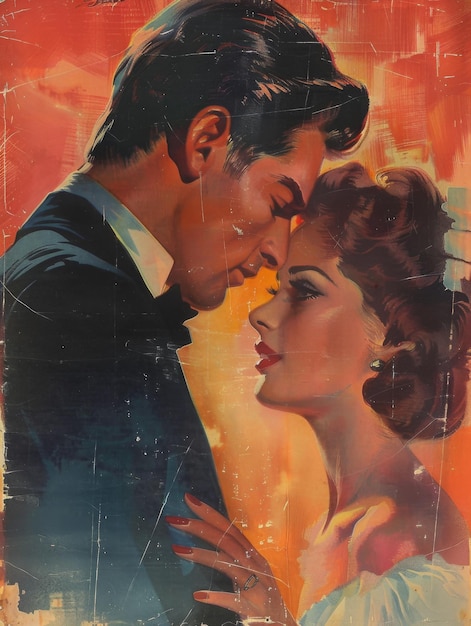 vintage classic love movie poster