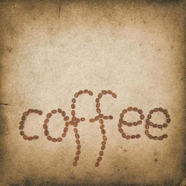 Foto vintage coffee background