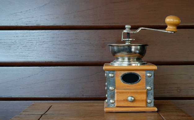 Vintage coffee grinder