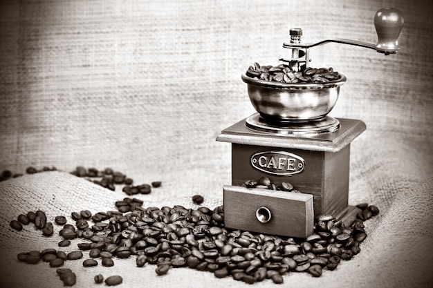 Vintage coffee mill