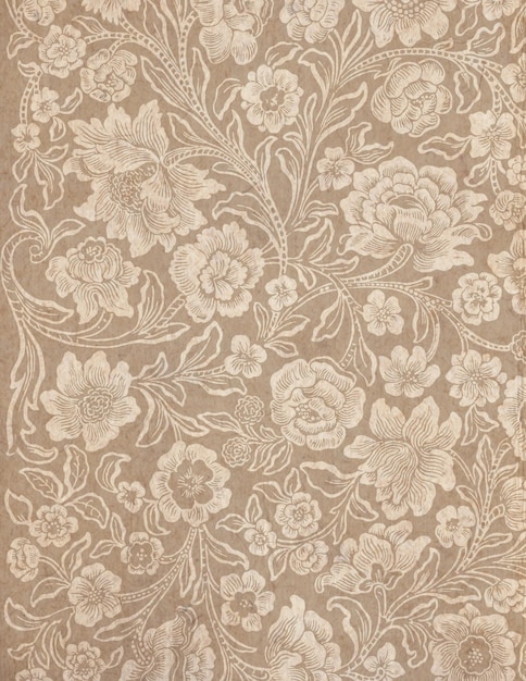Vintage Coffee Retro Scrapbook Beige Retro Oud papier Textuur achtergrond