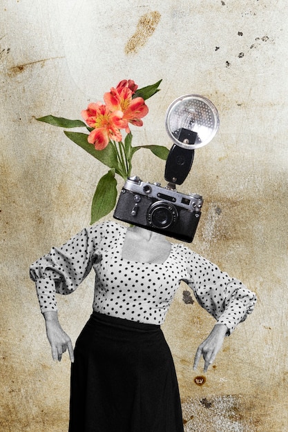 vintage collage design