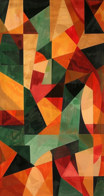 vintage colorful faded graphic background ai generated