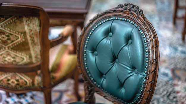 Photo vintage cushion chair