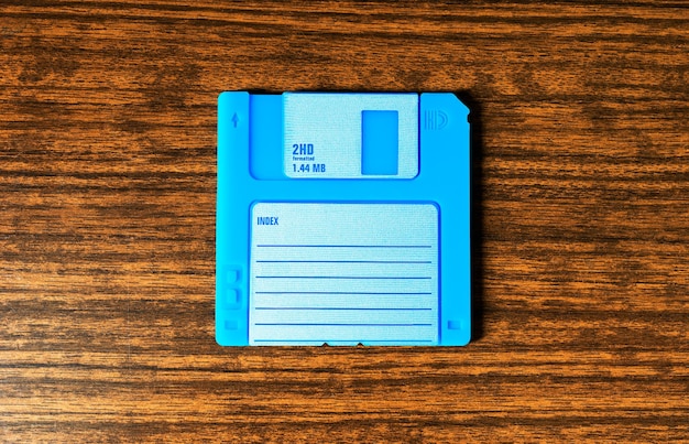 Photo vintage cyan floppy disc background hd