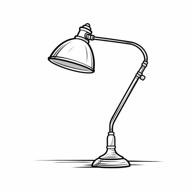 Table lamp sketch icon Royalty Free Vector Image