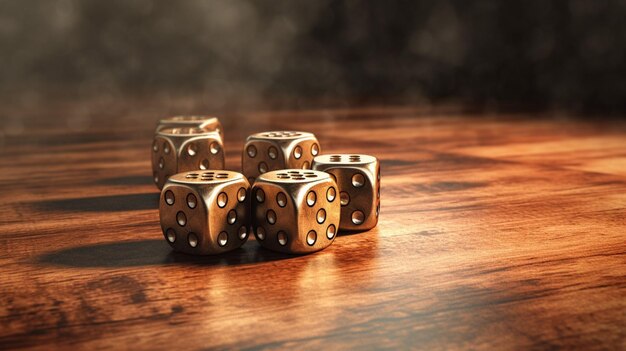 Photo vintage dice background