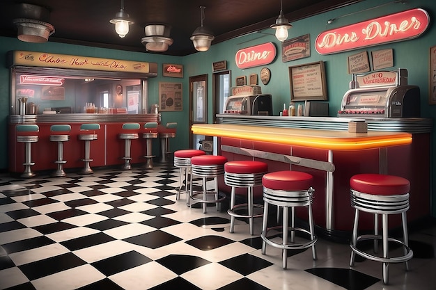 Vintage Diner Image