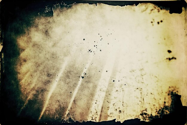 Vintage distressed old photo light leaks and film grain.