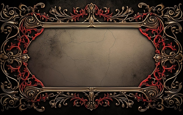 Photo vintage elegance ornamental vintage frame background