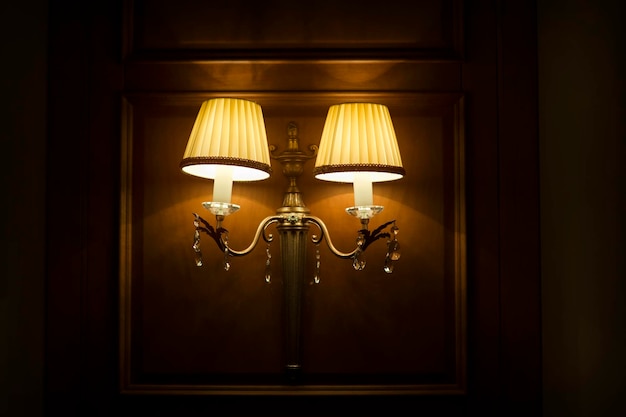 Vintage elegante wandlamp