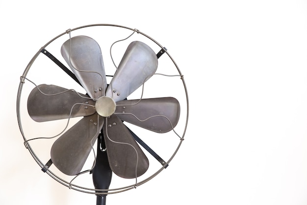 Vintage fan on the table