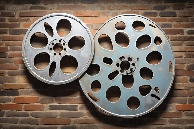 Vintage Film Reel Muurkunst