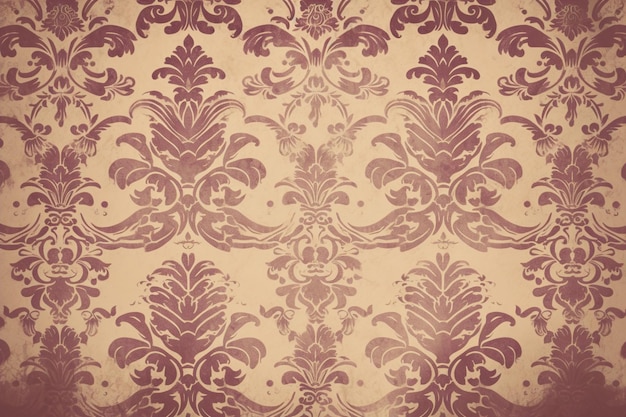 Photo vintage floral pattern background