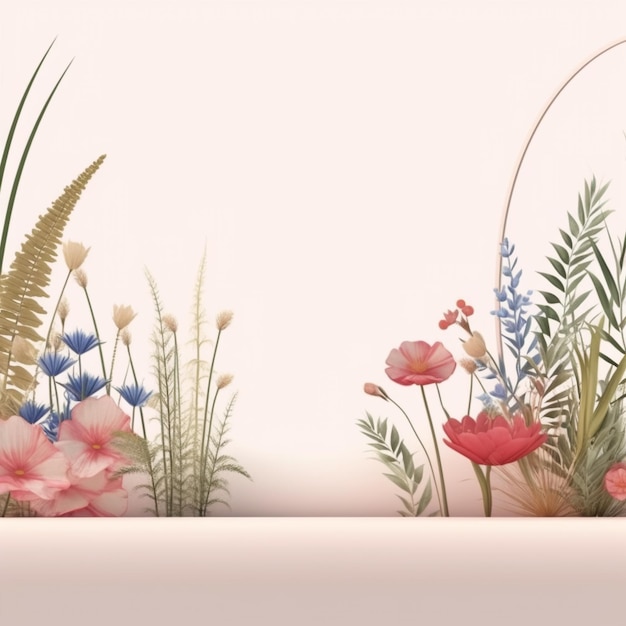 a vintage flower background