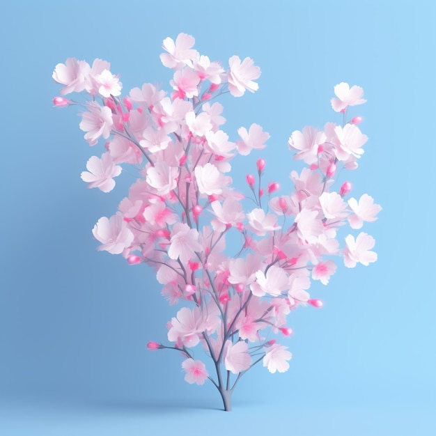 Фото Винтажная цветочная иллюстрация цветочное украшение макет фона