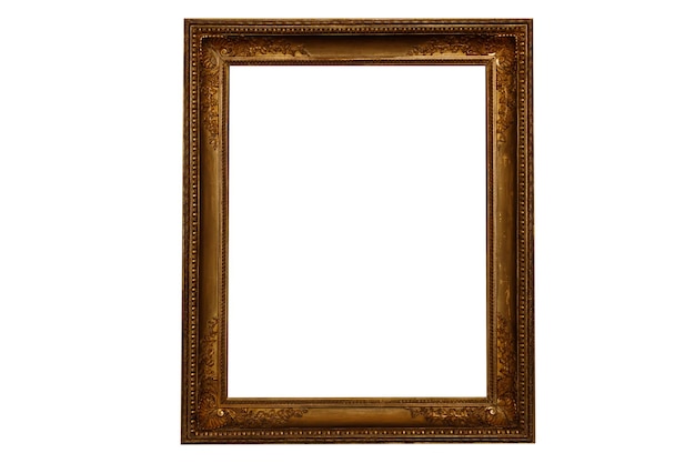 Vintage frame geïsoleerd op een witte achtergrond