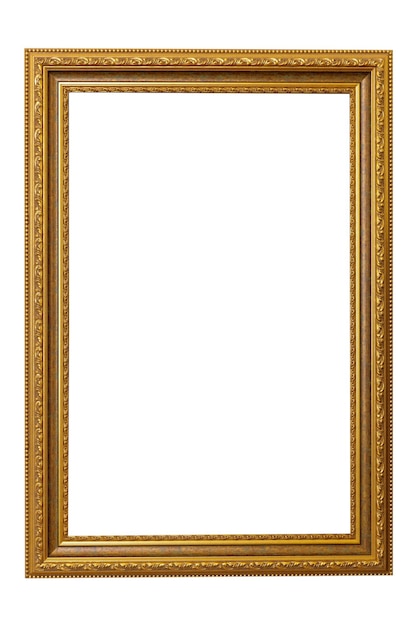 Vintage frame isolated on white background