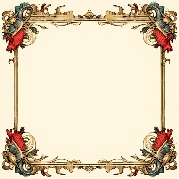 vintage frame with ornament and high detailed elements