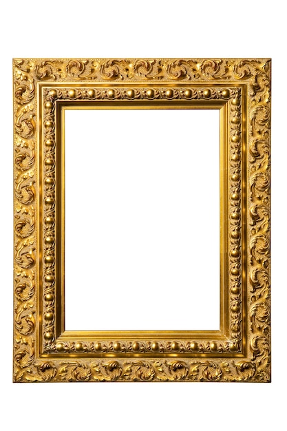 Premium Photo | Vintage gold picture frame