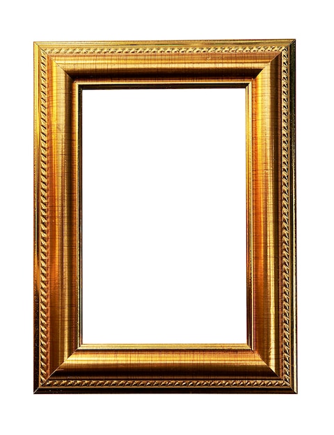 Vintage gold picture frame