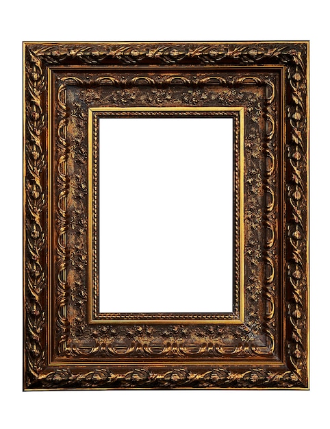 Vintage gold picture frame