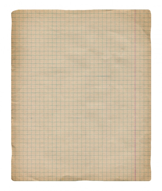 Photo vintage graph paper background