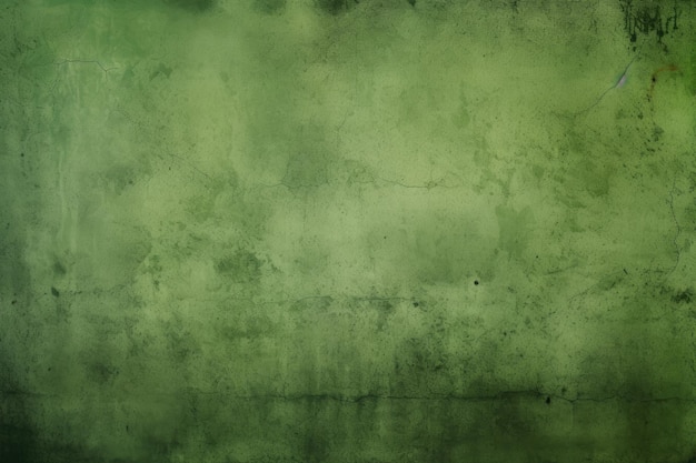 Vintage Green Grunge Stone Wall Texture Background with Rough and Textured Concrete Surface