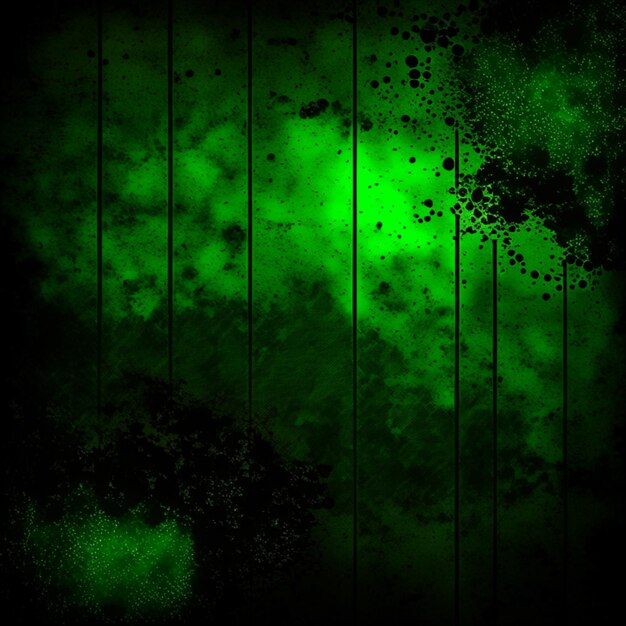 Photo vintage grunge black and green concrete abstract texture studio wall background