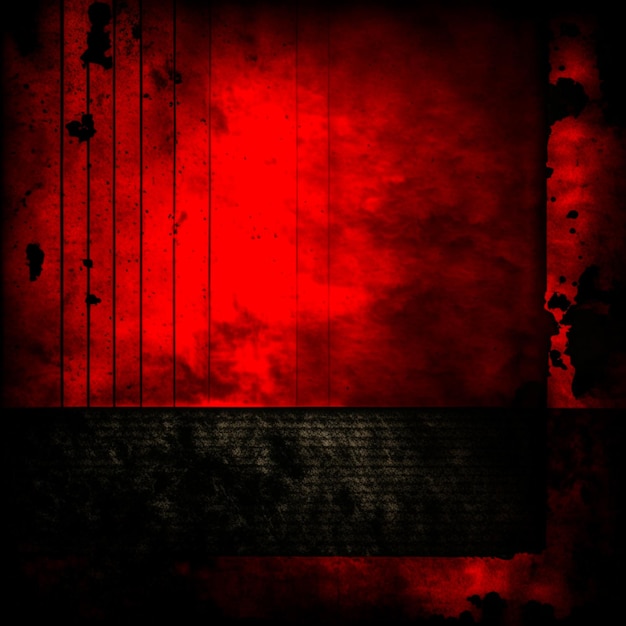 Photo vintage grunge black and red concrete abstract texture studio wall background