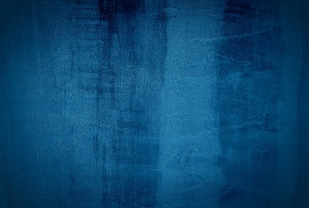 Vintage grunge blauwe betonnen textuur muur achtergrond