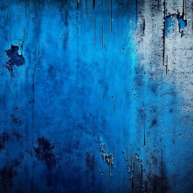 Foto vintage grunge blauwe betonnen textuur studio muur achtergrond