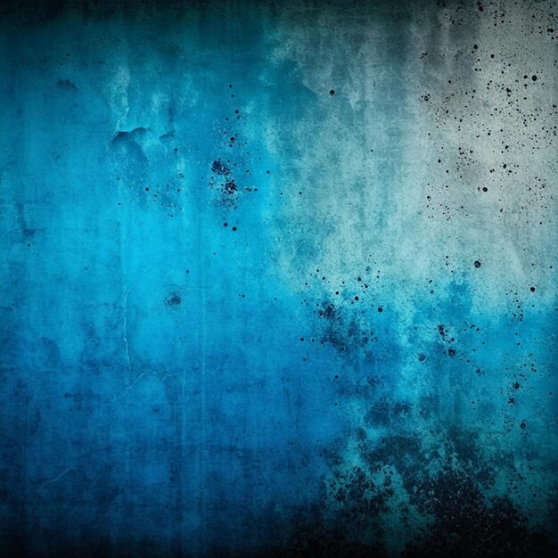 Винтаж-гранж синяя бетонная текстура на стене студии