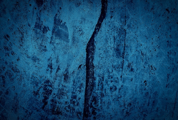 Vintage grunge blue concrete texture wall background