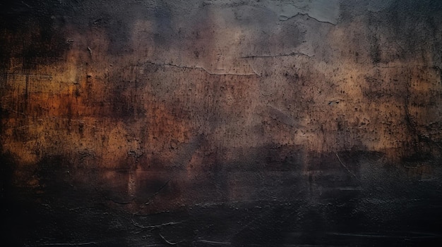 vintage grunge texture rustic dark background with copy space ai generated