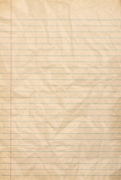 Photo vintage grungy lined paper