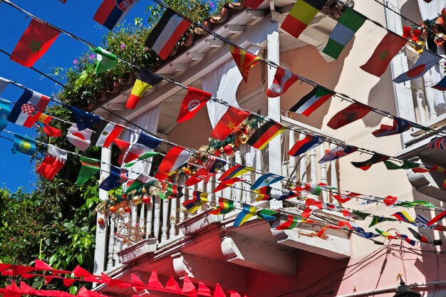 The vintage hotel of Cartagena, Colombia, South America