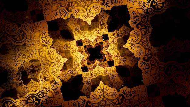 이슬람 패턴 및 라마단 장면에서 벽지에 대한 빈티지 이슬람 패턴 배경