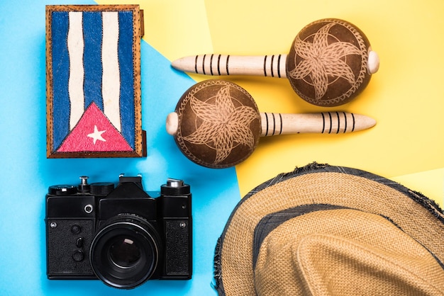 Vintage items related to exotic vacations in cuba