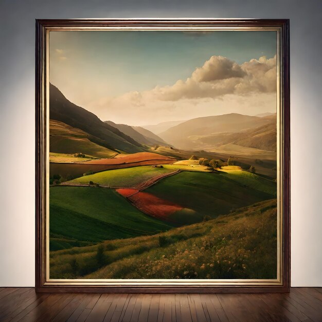 Photo vintage landscape background very cool